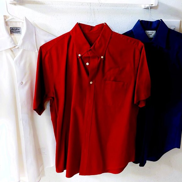 Bundle of three (3) Vintage Men's Button Down Shirts - Picture 1 of 11